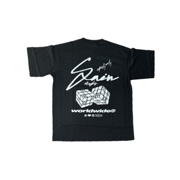 INTERNATIONAL BLACK TEE
