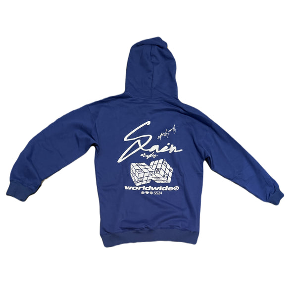 INTERNATIONAL BLUE HOODIE