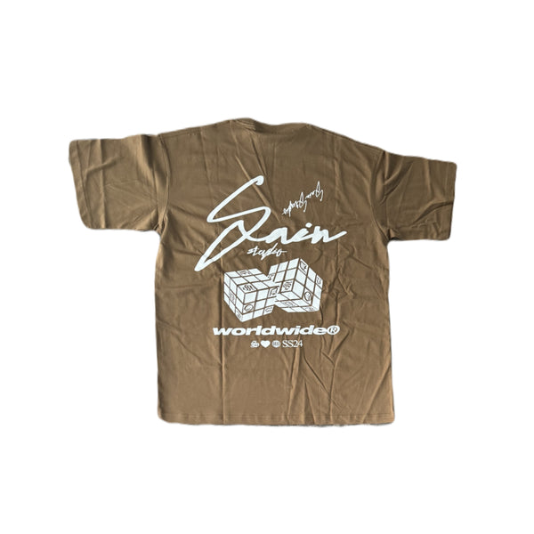 INTERNATIONAL BROWN TEE