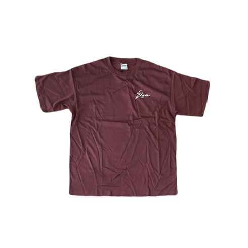 INTERNATIONAL BURGUNDY TEE